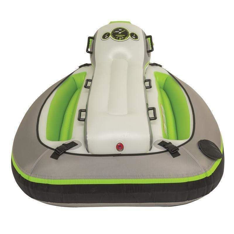 Airhead Xcelerator 2 Rider Towable Tube White/Green/Gray AHXC-02