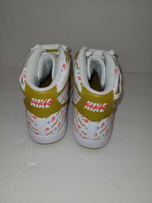 Nike Vandal HI LX WMNS Shoes Blackened White Dark Citron AH6826