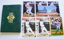 7- Cal Ripken Jr. Oversized Jumbo Topps Stadium Club Cards Plus UD Display Album