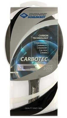 Table Tennis Bat Black DONIC Carbotec 3000  87 grams Attacking 