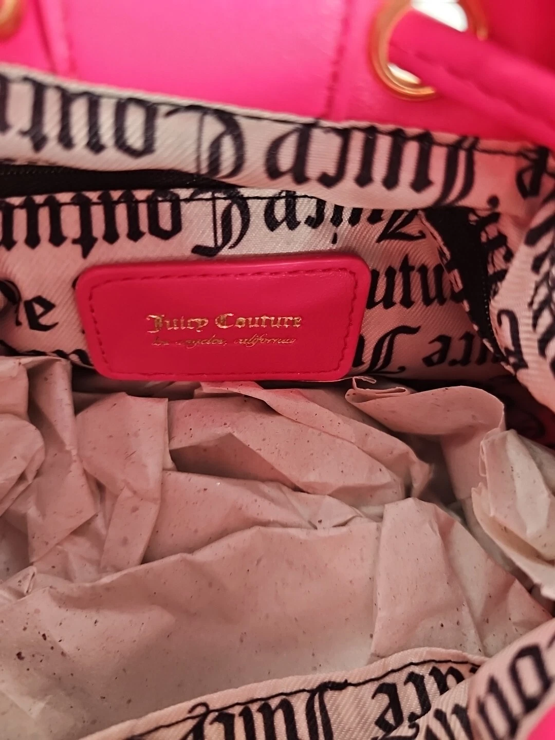 JUICY COUTURE Juicy Beach Couture borsa flash rosa a tracolla