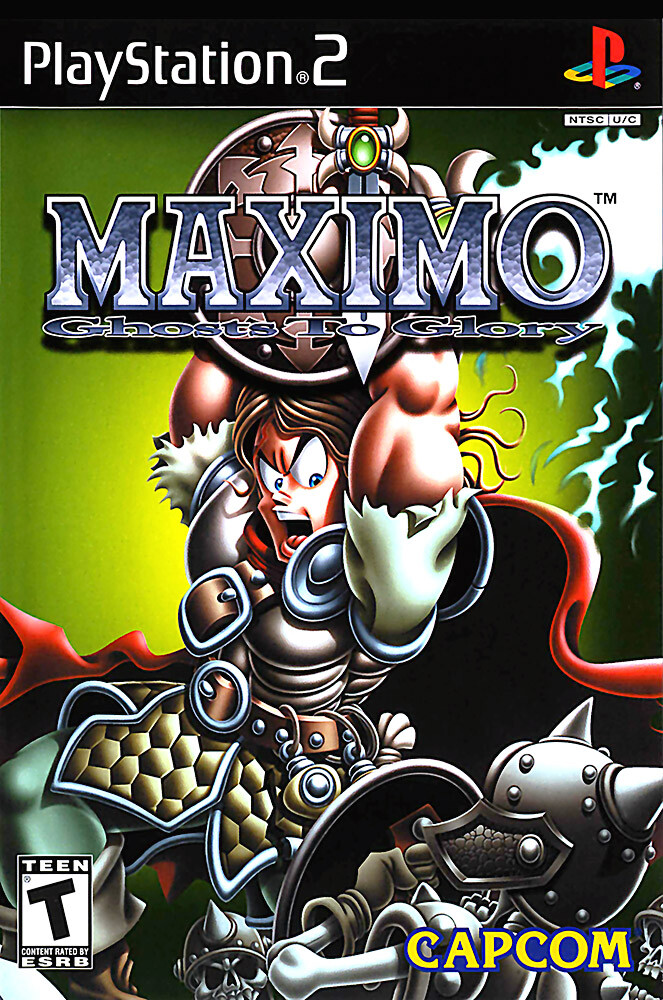 MAXIMO ポスター カプコン Maximo Ghosts To Glory PS2 BOX ART Premium POSTER MADE IN USA