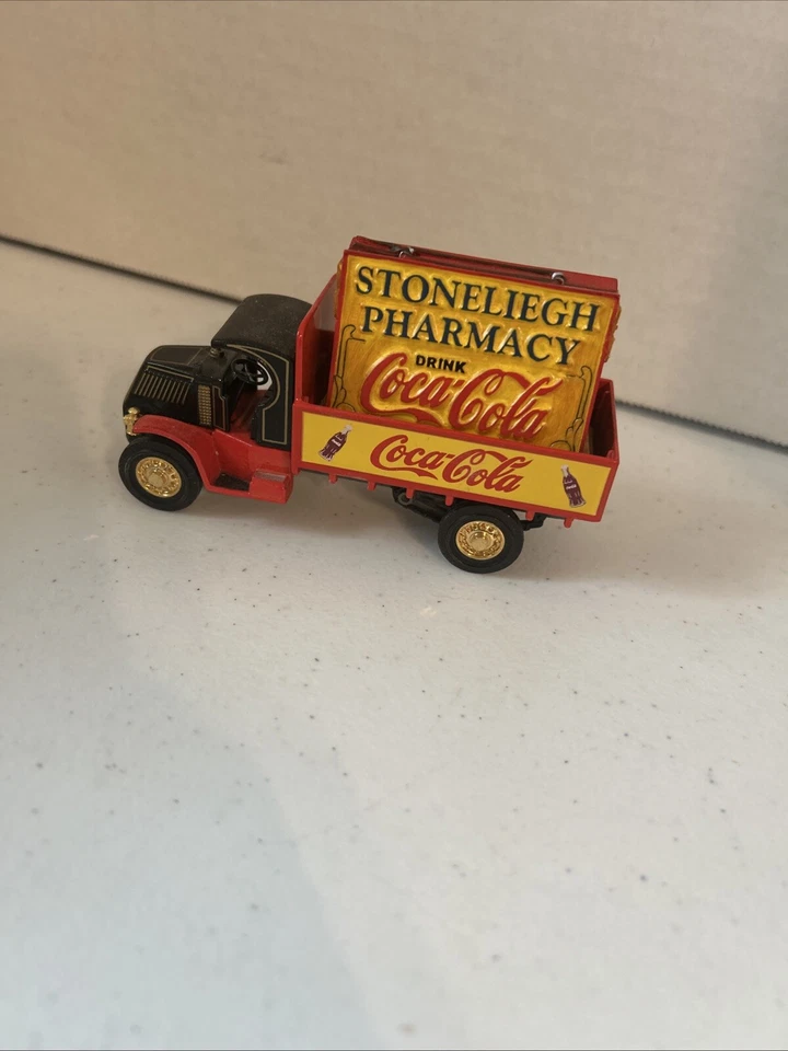 Matchbox Models Of Yesteryear 1920 Mack AC Coca Cola Stoneleigh Pharmacy Truck  - Image 4 of 4