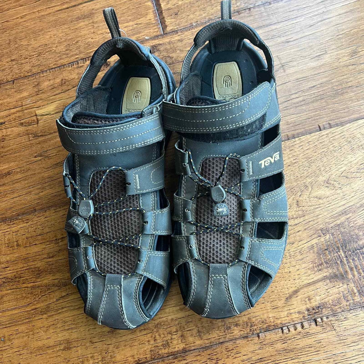 Teva Forebay Mens Coffee Closed Toe Sandals 12 TEVA MEN FOREBAY TURKISH COFFEE SPORT SANDALS US 12 / EU  main image 2