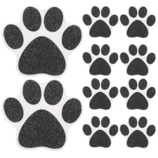 10PCS Paw Bathtub Decals Bathtub Stickers Self-adhesive Floor Wall Decals
