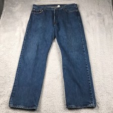 Levis 501 XX Jeans Mens 40 40x31 Blue Button Fly Denim Vintage Y2K Flaw