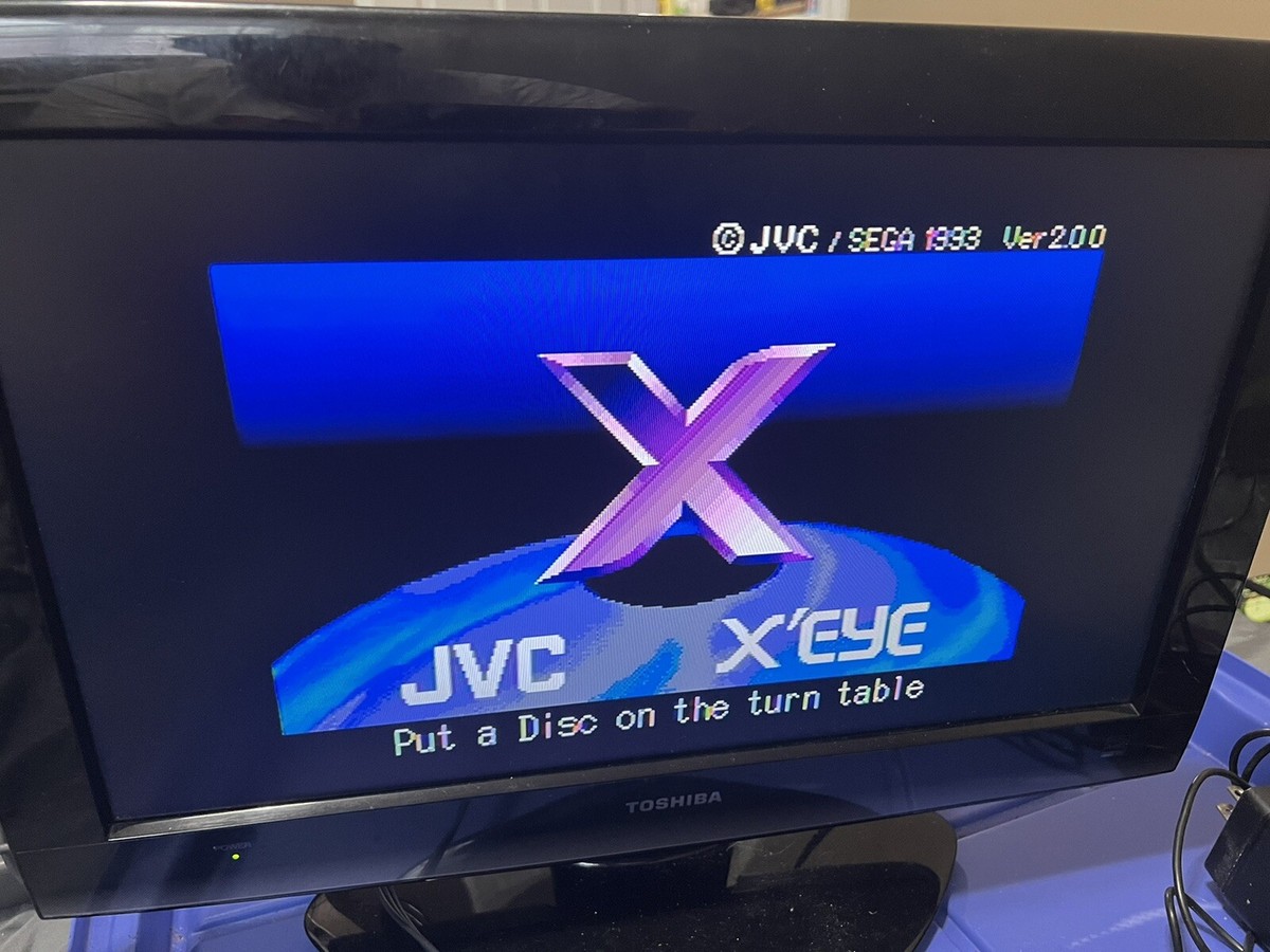JVC X'EYE - Sega Genesis CD - Console (RG-M10) with OEM