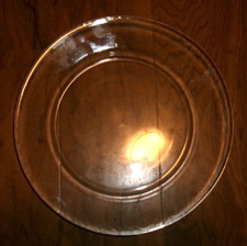 Clear Glass Dinner Plate 10-1/4" OF15