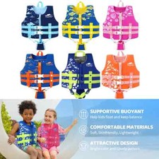 Kids Swim Vest Float Jacket Boys' and Girls' Floaties Swimsuit Buoyancy Swimwear