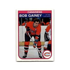 1982 O-Pee-Chee Bob Gainey Montreal Canadiens #181