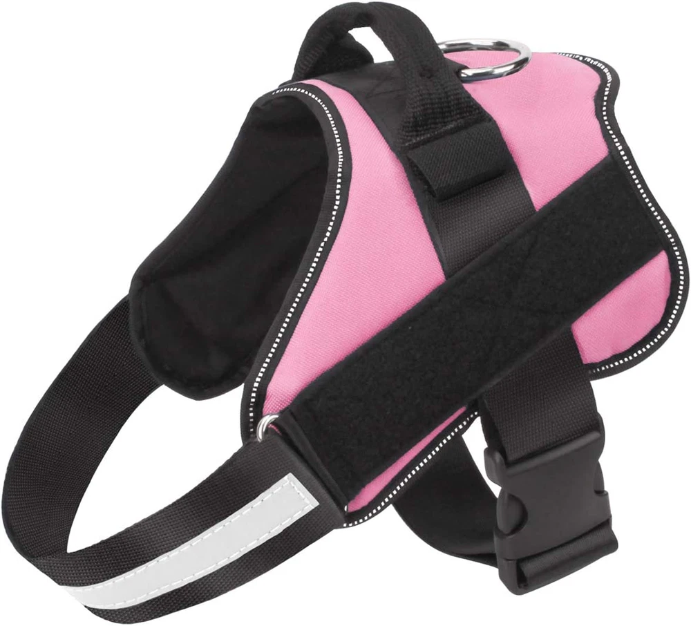 Dog Harness, No-Pull Reflective Dog Vest, Breathable Adjustable Pet Harne