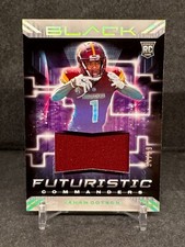 Jahan Dotson 2022 Panini Black Futuristic Jerseys Silver #FUT-JDO Rookie /99