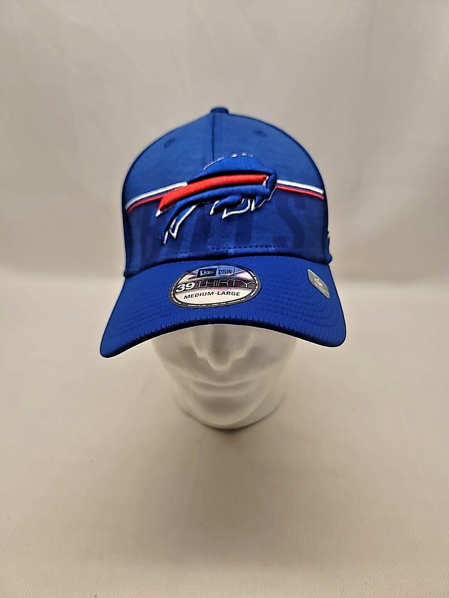 Buffalo Bills New Era Blue 39THIRTY Team Classic Flex Fit Hat Cap Size M/L  NFL