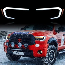 VLAND Projector LED Headlights For 07-13 Toyota Tundra&08-20 Sequoia Sequential