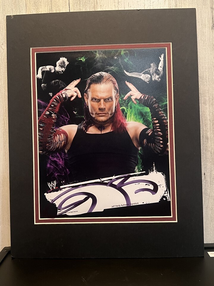 Jeff Hardy Authentic Signature WWE 2009 | eBay