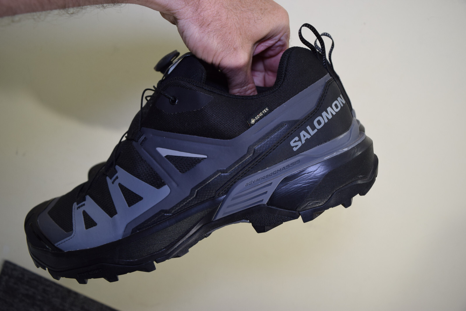 Scarpa Salomon X Ultra 360 GTX Trail Running Escursionismo GoreTex UOMO 13 Nero Grigio NUOVA