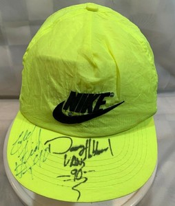 neon nike cap