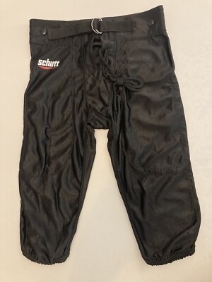 Schutt Youth Football Pants Black (Pads Not Included) - Size Small - Buttons