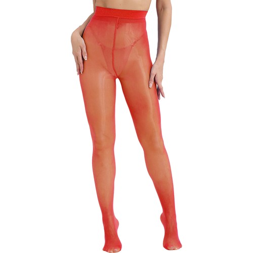 Pantimedias transparentes para mujer Bodystocking aceite lencería medias pantalones - Imagen 52 de 131