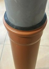 KG-Rohr Übergangsgummi f.Standrohr & Fallrohr Standrohr Gummi Standrohr Dichtung