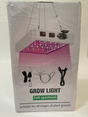 Full Spectrum 1000W Led Grow Light for Indoor Plants Veg Double Switch ...