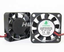 10 x DC brushless cooling fan 40x40x10mm 4010 9 blade 24V 0.1A 2-pin connector-