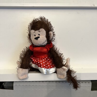 Ganz Webkinz Retired Monkey HM008 10'' Plush Stuffed Animal No Code