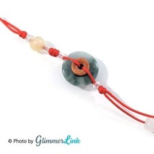 Jade Donut  Quartz Beads Tassel Phone Key Strap