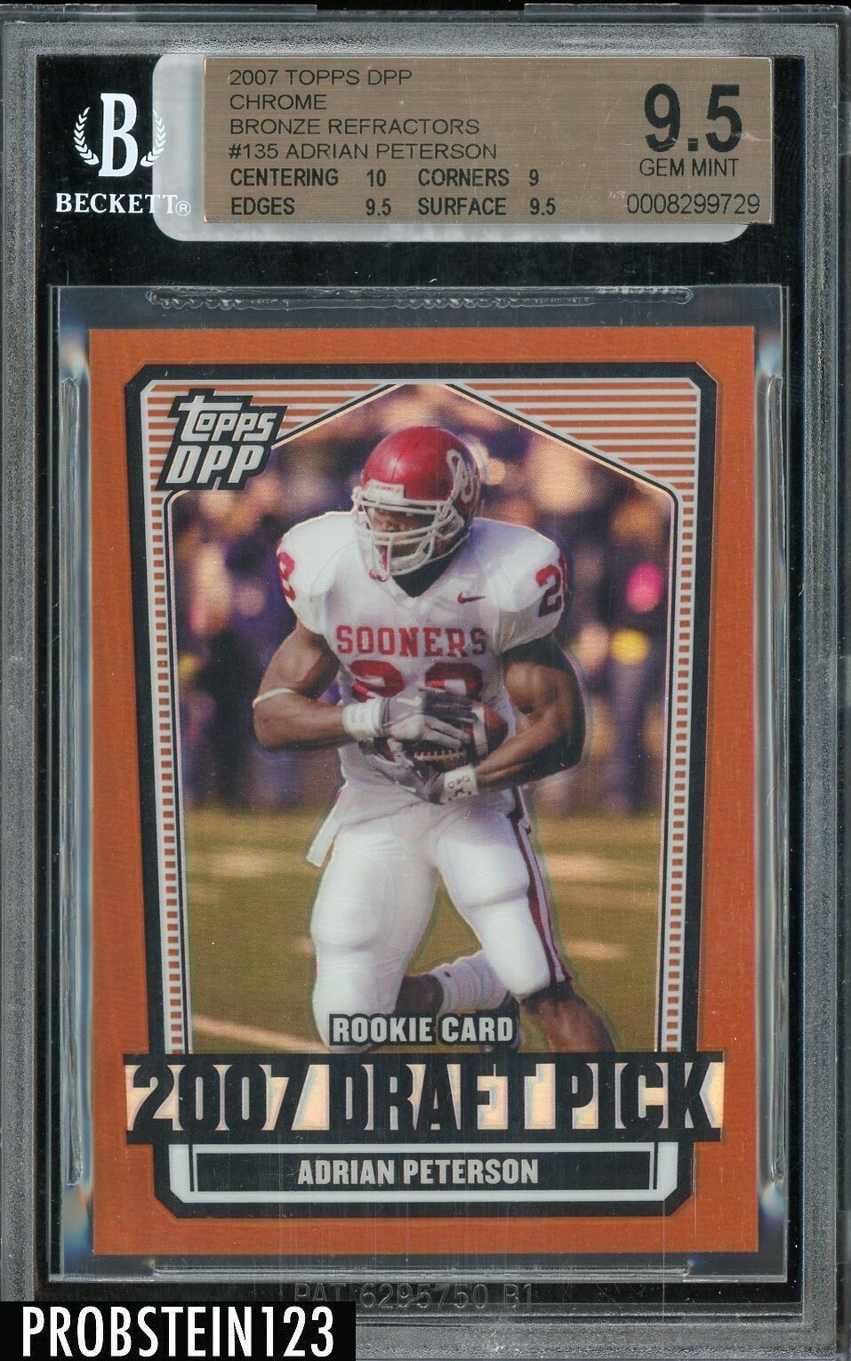 Adrian Peterson Topps Dpp All-Star Alumni Autograph #ASAAP Base