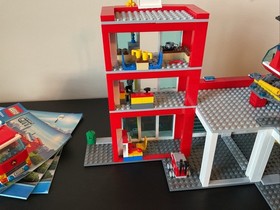 Lego City 60004 Fire Station - All Minifigs, Complete Set