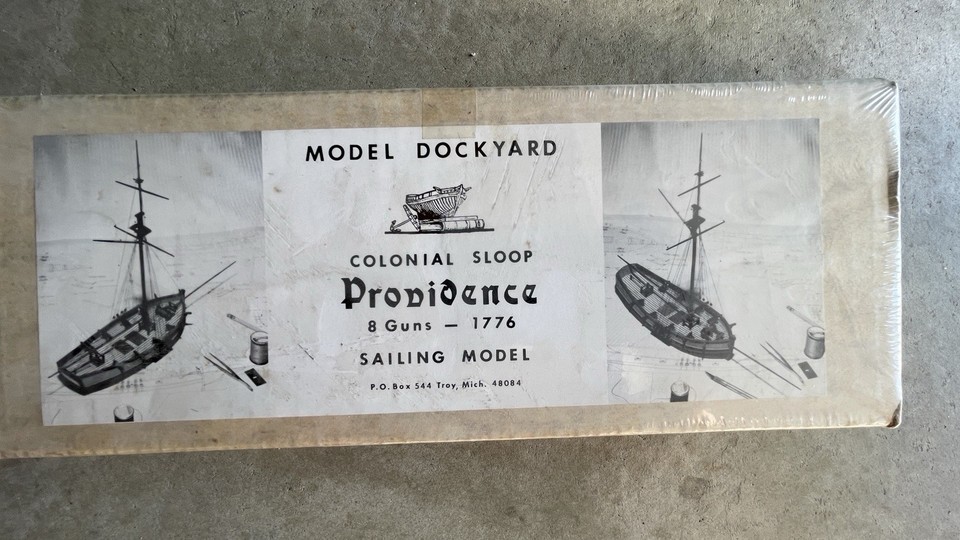 MODEL DOCKYARD (RARE) Colonial Sloop PROVIDENCE 8 Guns - 1776 Sailing ...