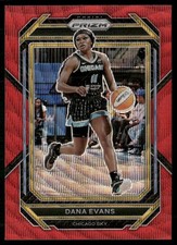Dana Evans 2023-24 Panini Prizm WNBA Ruby Wave Chicago Sky #59
