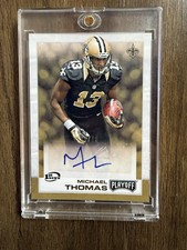 Panini 2016 Playoff Autograph Rookie 1st Down Michael Thomas #13 1/10 Saints