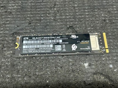 WESTERN DIGITAL WD_BLACK SN8100 4TB M.2 NVME INTERNAL DRIVE WDS400T1X0M-00CMT0