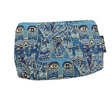 Laurel Burch X Sun  Sand Woven Tapestry Cosmetic Makeup Bag Cats Novelty Travel