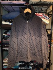 Vintage Y2K Hurley Faded All Over Print Logo Skate Hoodie XL