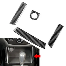 Black Center Console Storage Panel Cover Trim For Subaru Forester 2009-2013