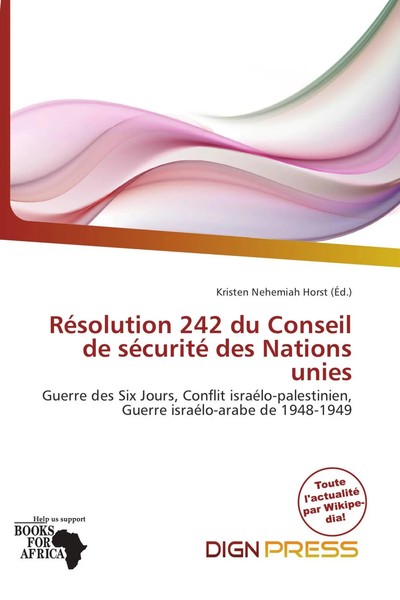 Kristen Nehemiah Horst | RéSolution 242 Du Conseil De SéCurité Des Nations Unies-image