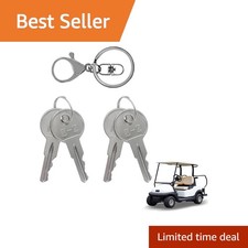 EZGO Golf Cart Replacement Ignition Keys 4-Pack Gas Electric 1982-Up