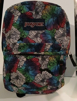 Jansport Floral Print Backpack   Vibrant Vintage Style