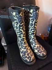 TU Leopard Print Women's Wellies - Size 6