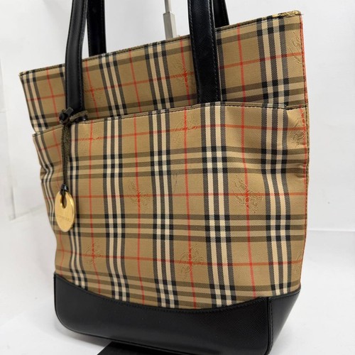 BURBERRY Pre-Owned Tote Bag Nova Check Charm