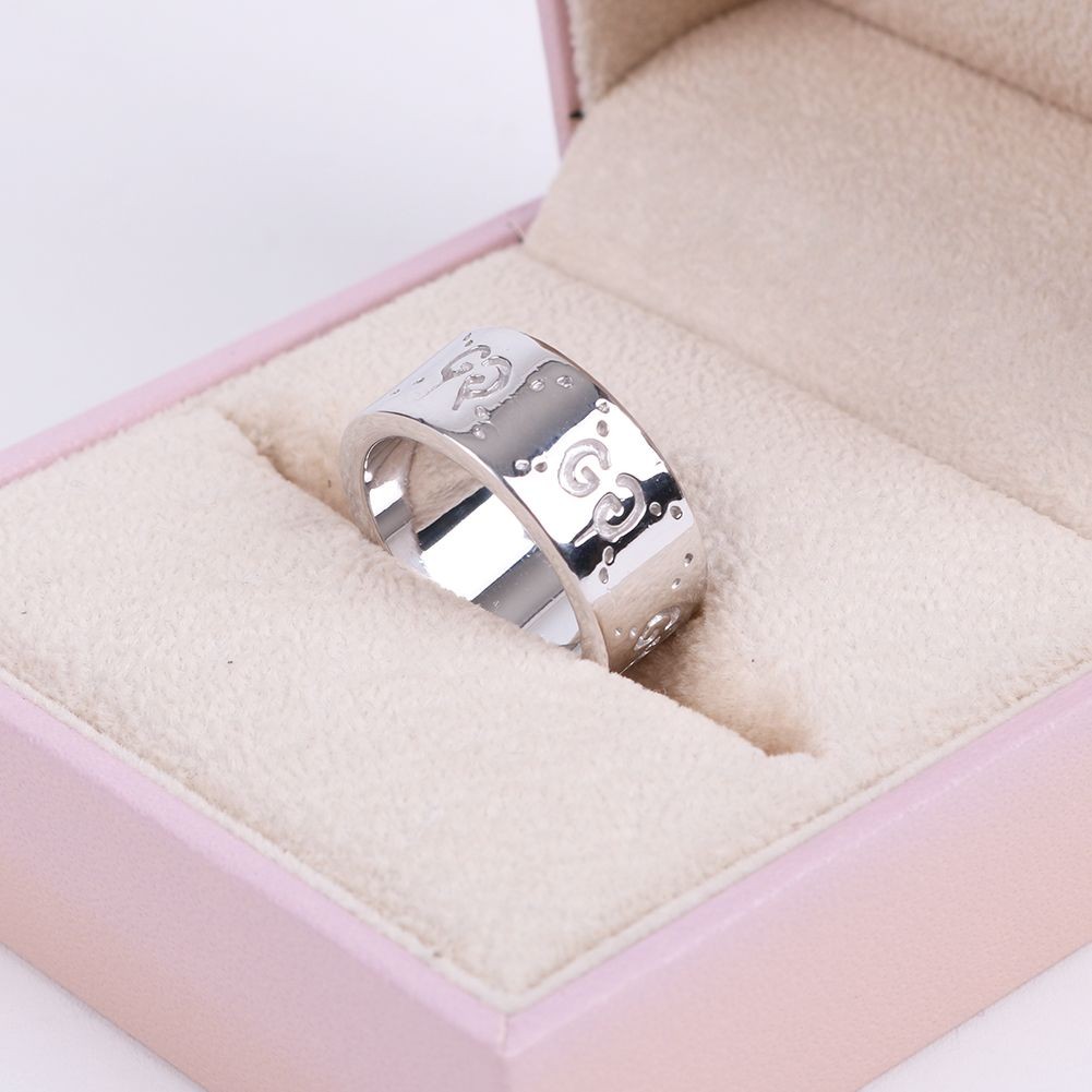 Gucci GG Pattern Ghost 9mm Ring 14 144588726 - image 9