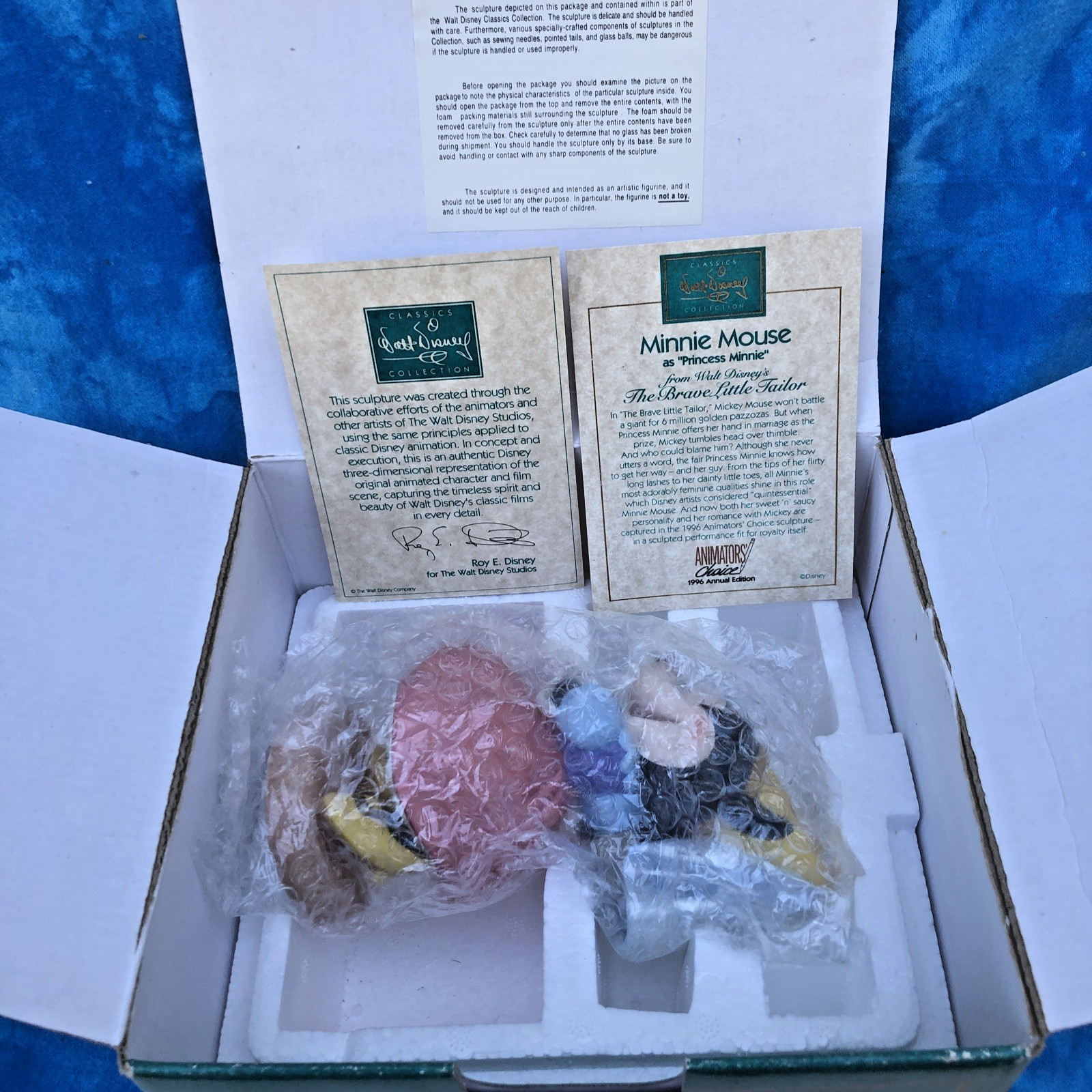 NEW! WDCC Walt Disney Princess Minnie Mouse Brave Little Tailor Figurine NIB COA