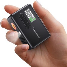 Fahrradpumpe elektrische Mini 120 PSI Tragbar Presta Schrader LED