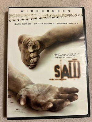 Saw DVD 2004 Widescreen Cary Elwes Danny Glover James Wan Horror