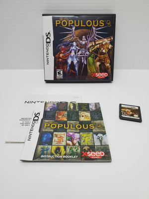 Populous DS (Nintendo DS, 2008) Complete CIB