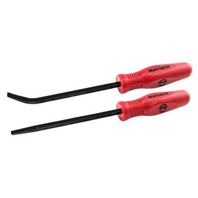 Mayhew Tools 31092 Mini Pry Bar, 2-Piece Set, Red - Standard 