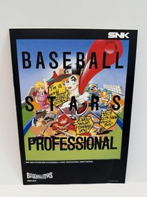 Baseball Stars Professional SNK Neo Geo AES US Version Authentic Complete CIB