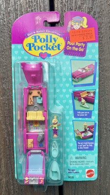 Vtg 1995 Mattel POLLY POCKET Pool Party On The Go MOC Mint On Card
